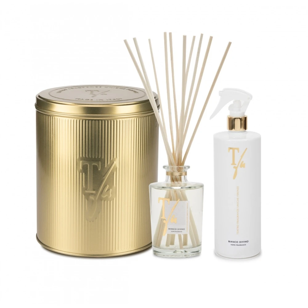 TEATRO GOLD TIN BOX Bianco Divino диффузор 250 ml Спрей 500 ml 3137